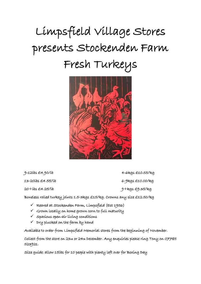 Stockenden Farm Fresh Turkeys flyer v2