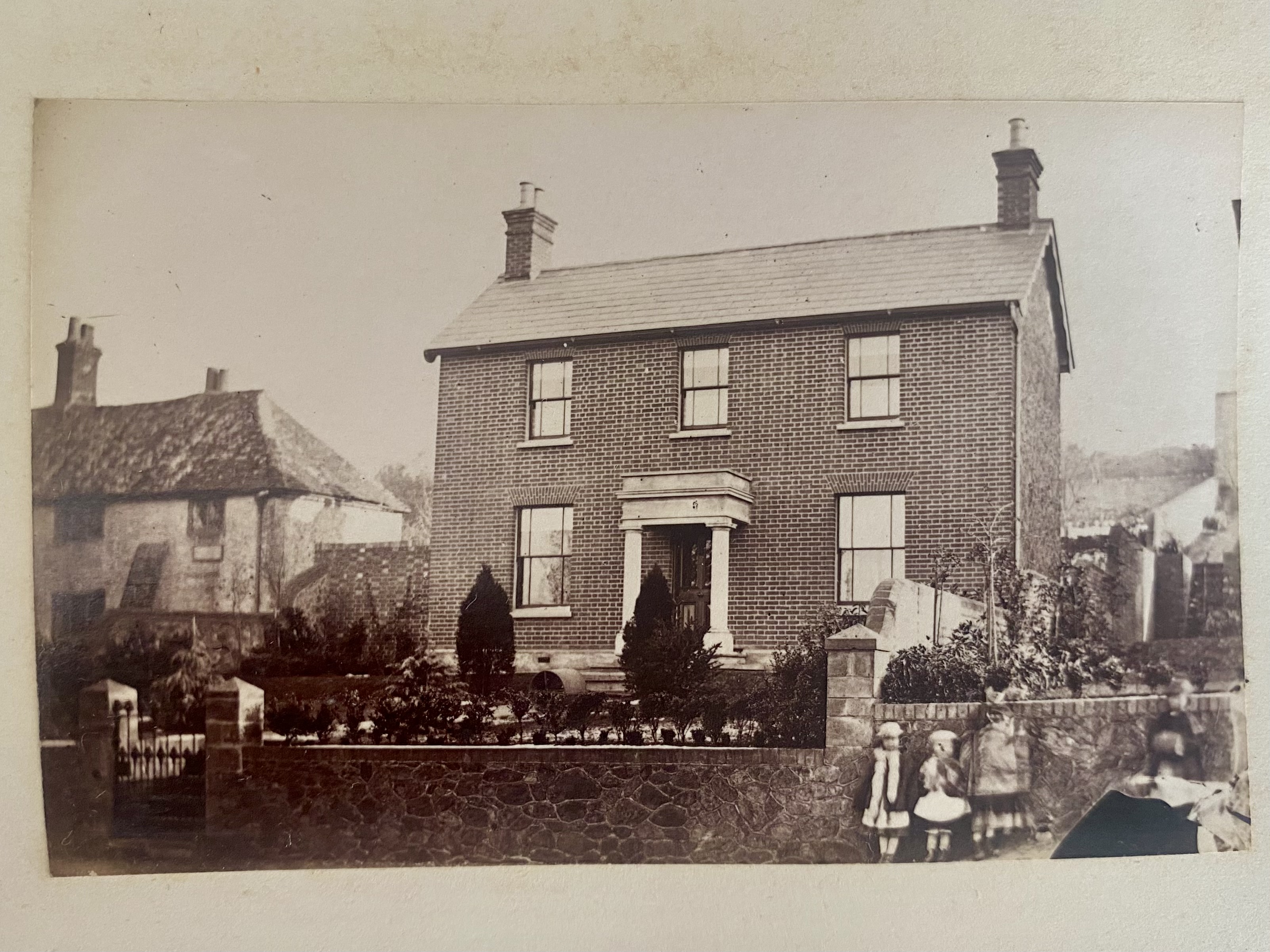 Houses on Wolf's Row Limpsfield 1879